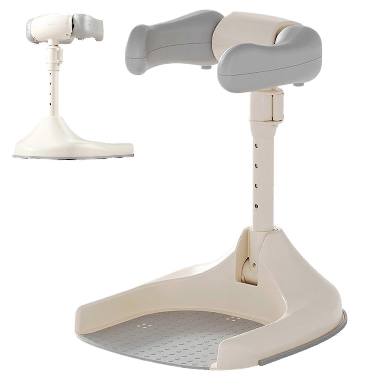 Baby Shower Stand for Toddlers - Adjustable Foldable Baby Bathtub Support with Non-Slip Base for Safe Bathing