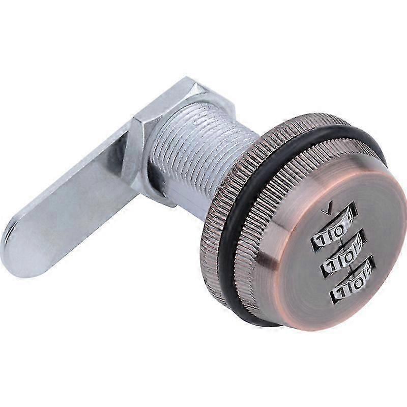 Combination Cam Locks Security Locks Password Coded Lock,red Bronze