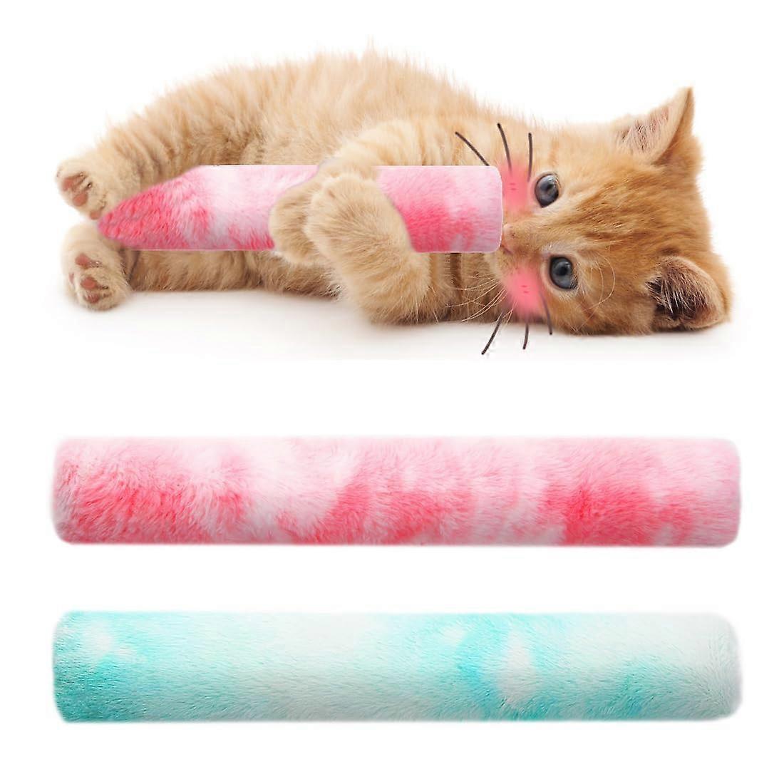 2 Pieces Cat Toy Catnip Toy Cat Cushion Soft and Interactive Cat Kicker Toy for Indoor Use