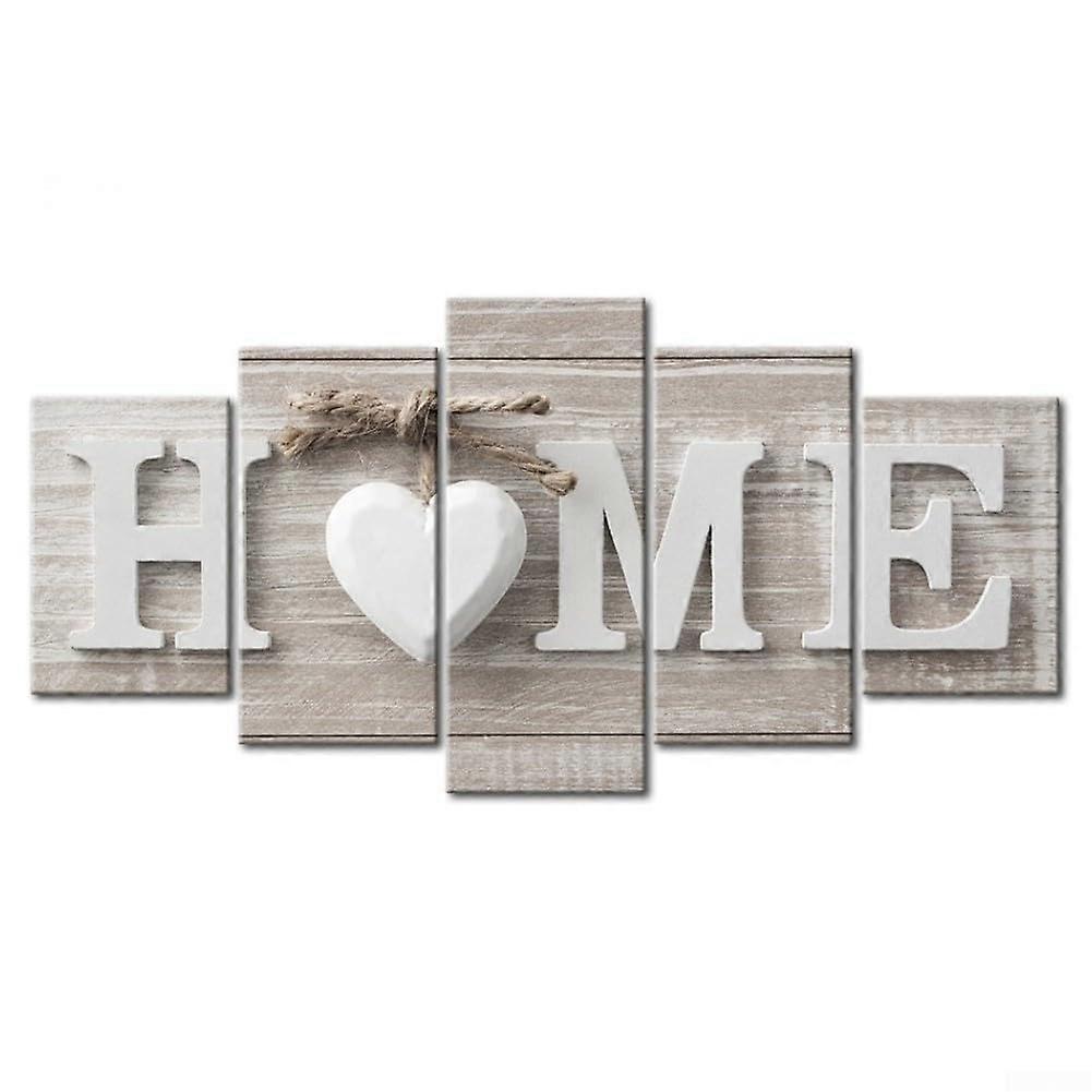 Set of 5 unframed canvas paintings, modern decor to enhance the aesthetics in the living room or office.