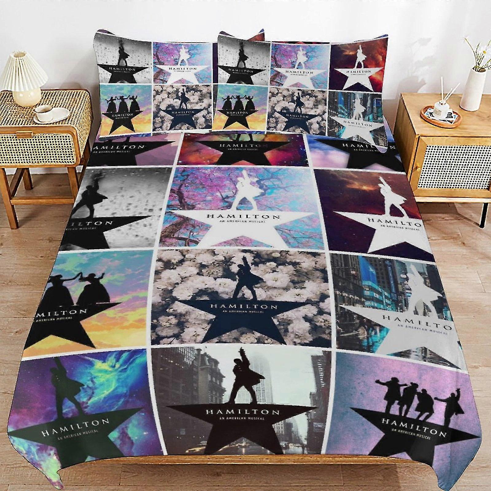 Lightweight 3 Piece Comforter Set with 3D Printed Duvet Cover and Pillow Shams for Kids, Suitable for Certain Brands