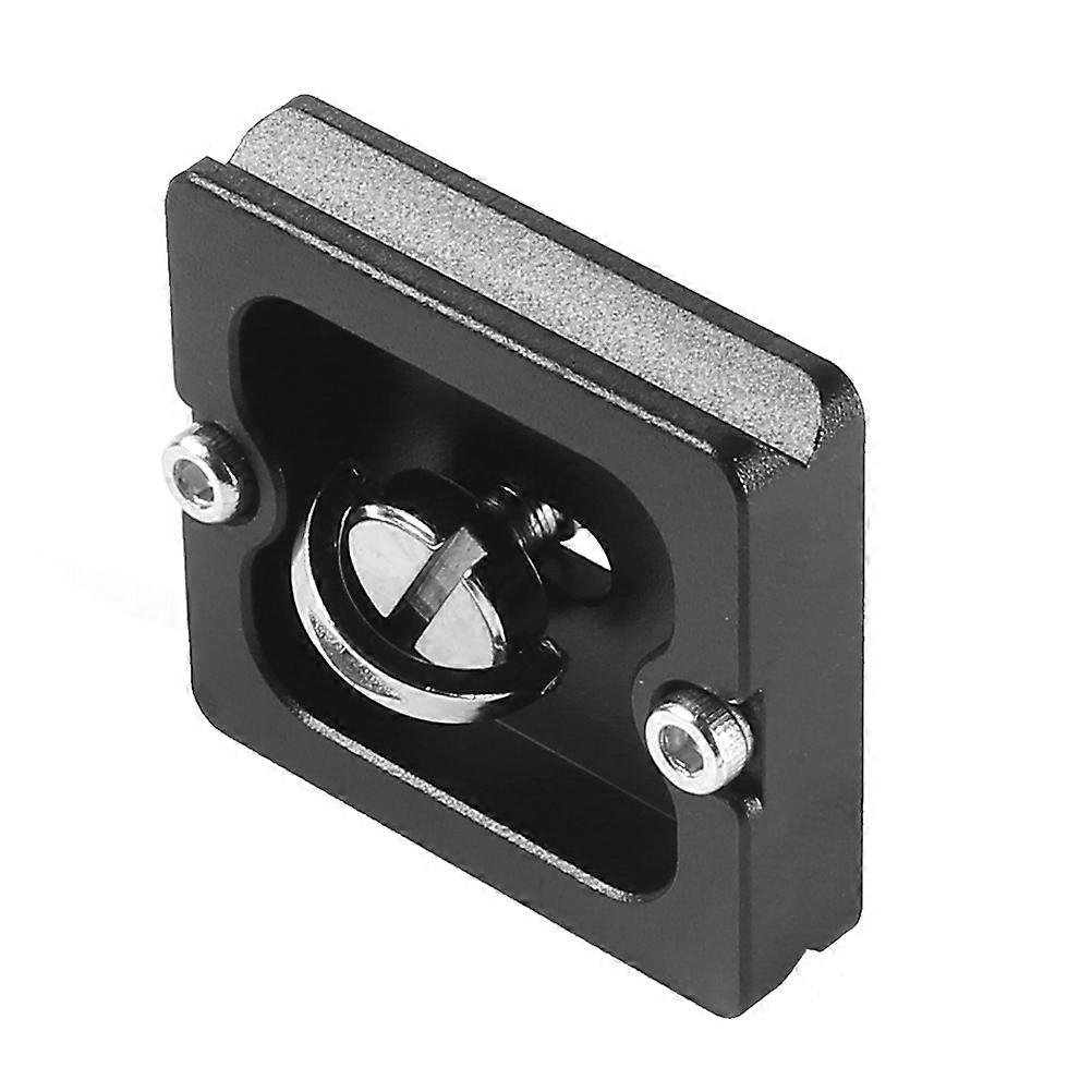 Camera Mount Plate with 1/4 Inch Screw for Videography Hobbyists 4x3.8x1cm Black Removable Screw 1Pack