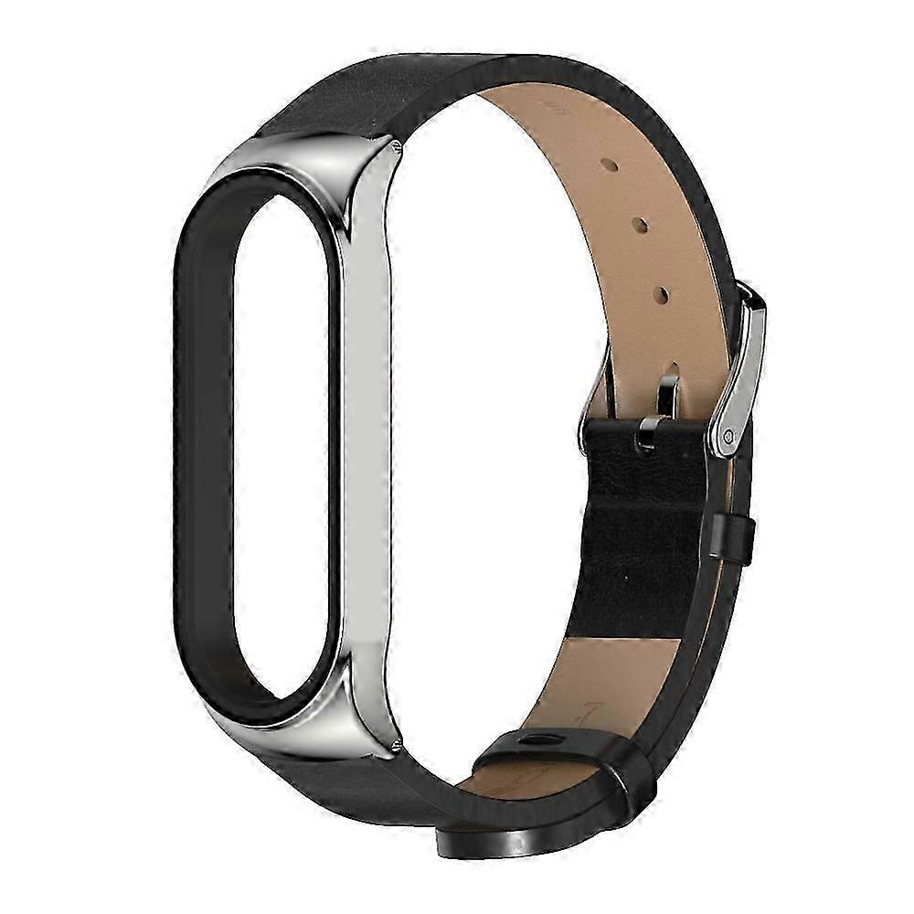 Xiaomi Mi Band 6 / 5 / 4 / 3 bőr óraszíjhoz