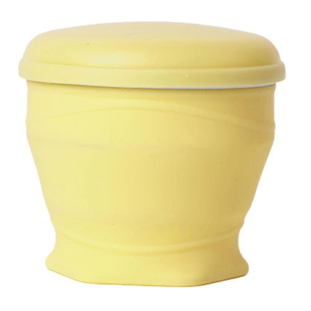 Foldable Coffee Cups 180ml Silicone Travel Cup with Lid Portable Camping Water Mugs for Outdoor Yellow