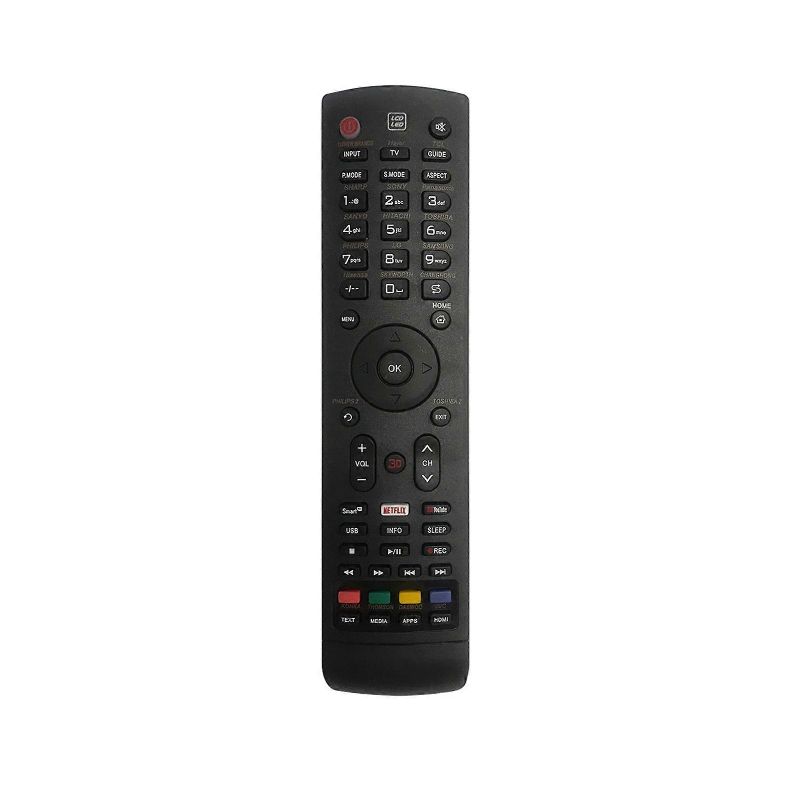 Universal Remote Control for LED/LCD Smart TVs - Easy Setup and All-in-One Functionality
