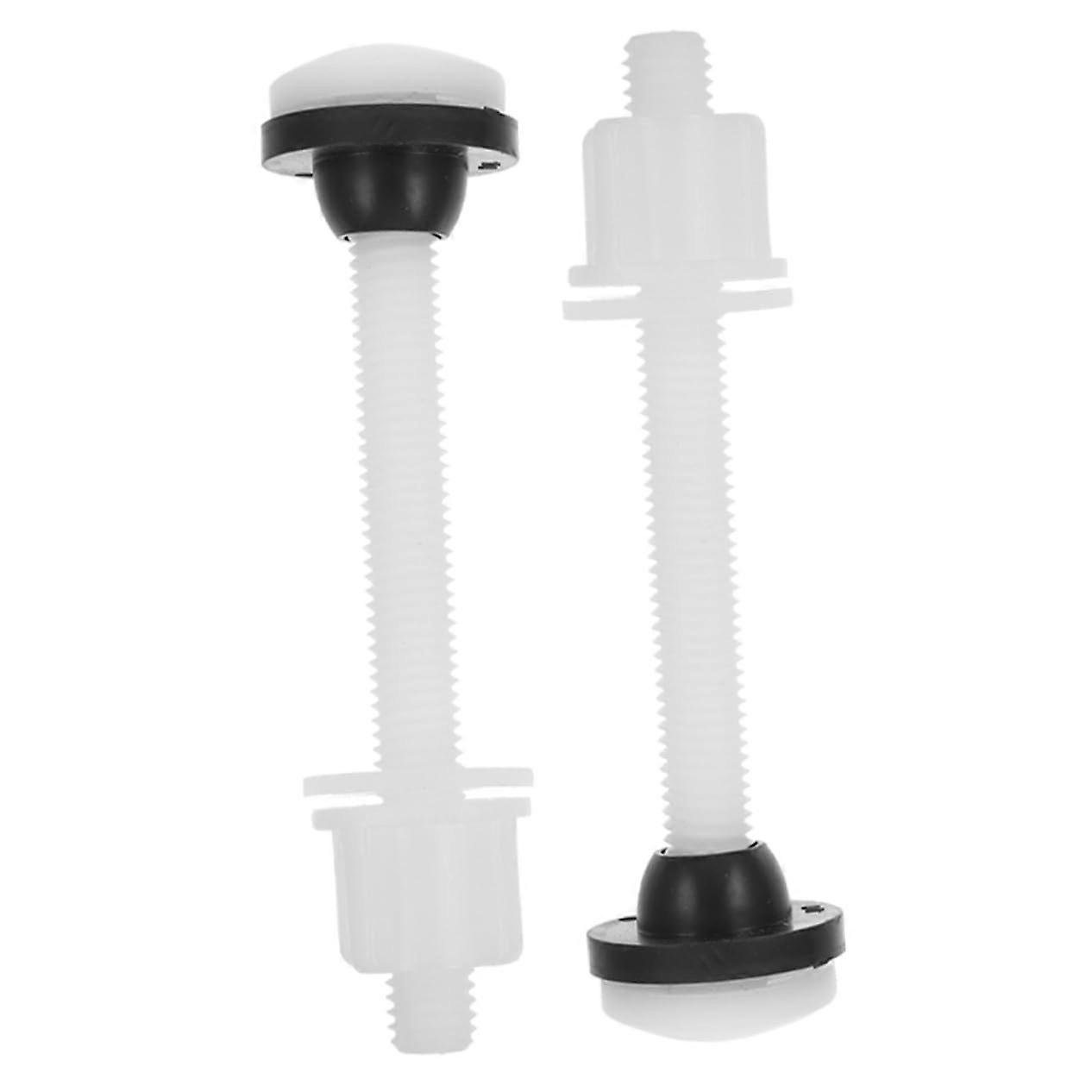 Toilet Screws Set of 2 Durable Toilet Seat Attachments for Old Separate Water Tanks Leak-Proof Easy Installation