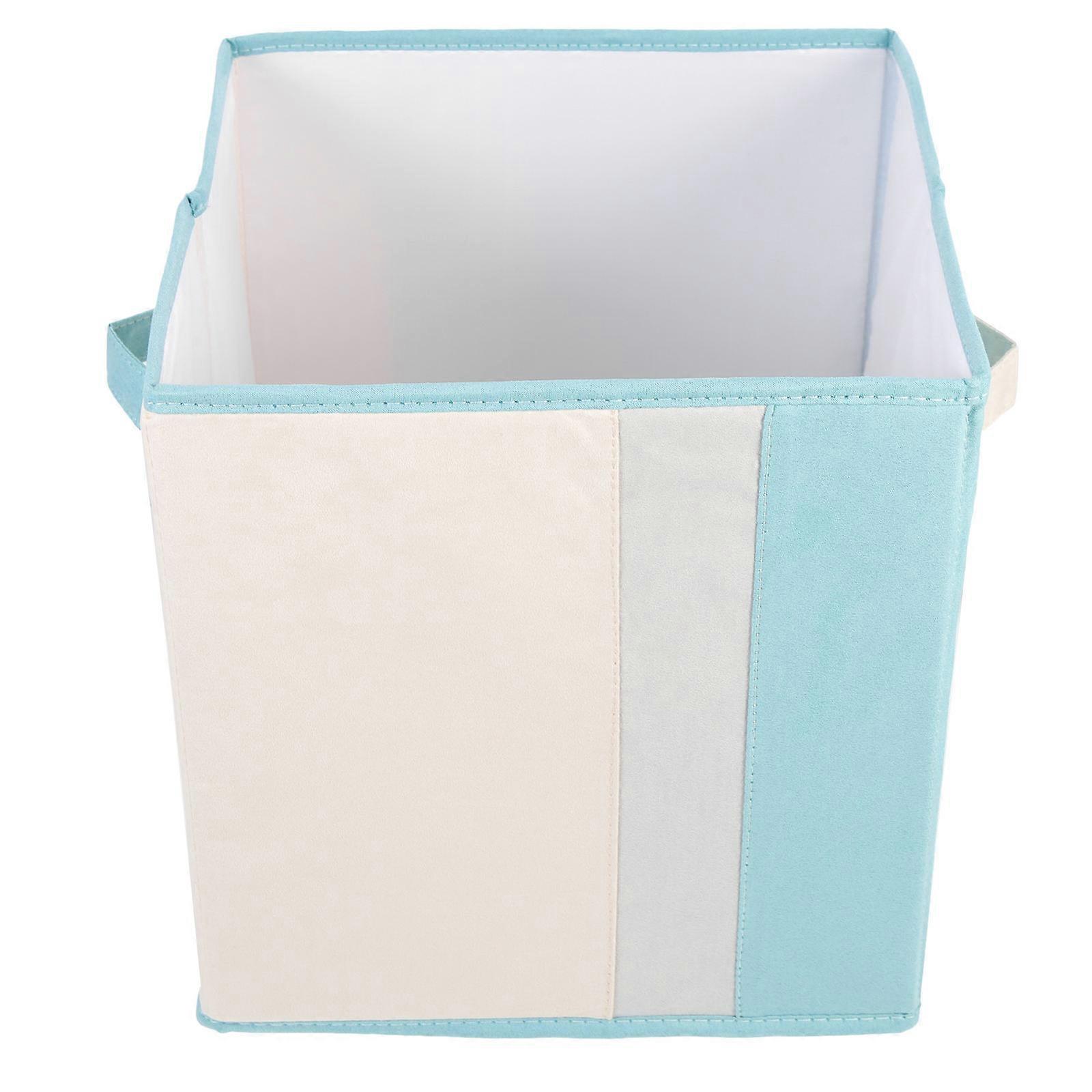 Toy Organizer Book Storage Case Household Life Velvet Suede Rectangular 11x10.22x10.22in 1Pcs
