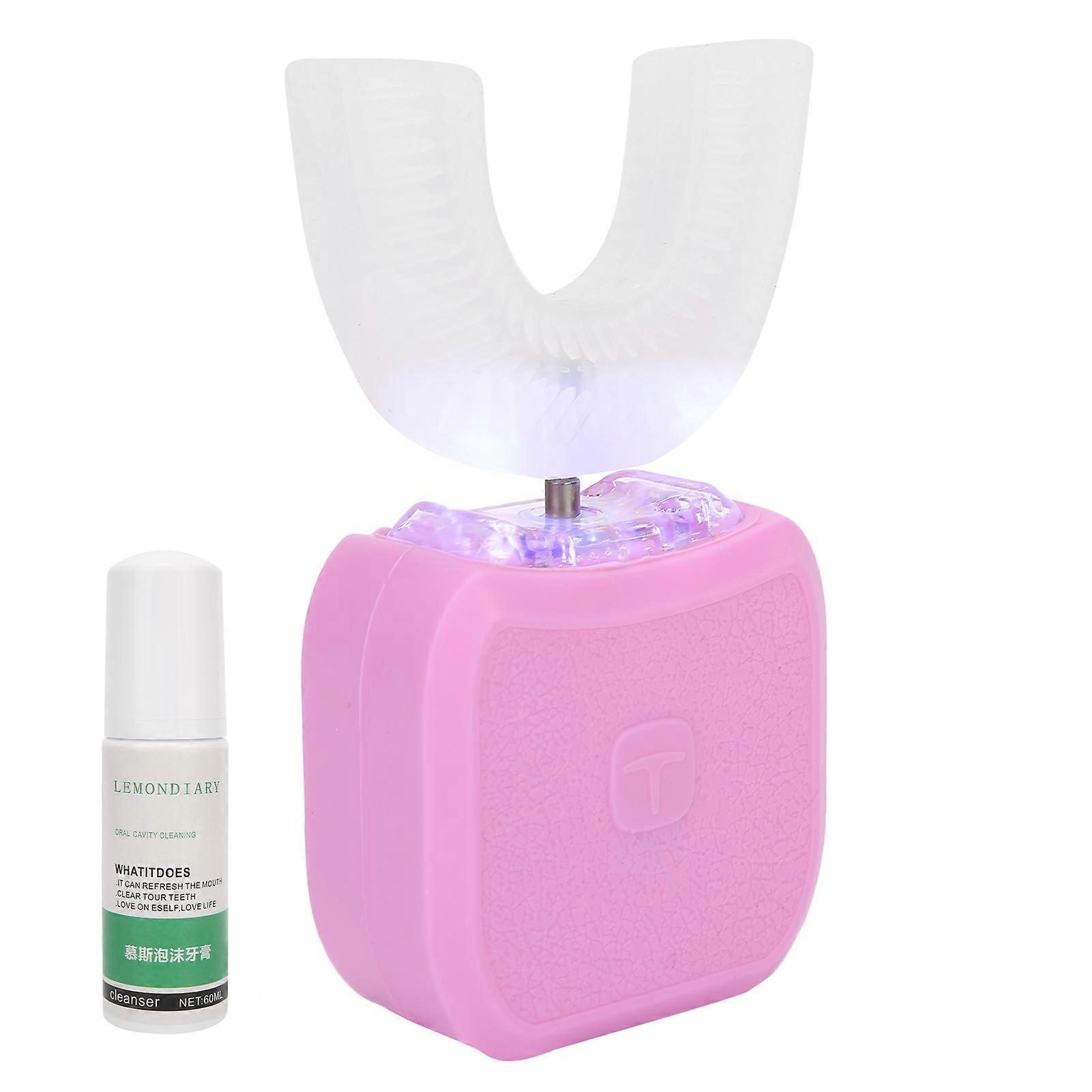 Ultrasonic Electric Toothbrush Intelligent Automatic U Shape Silicone Tooth Cleaning Tool