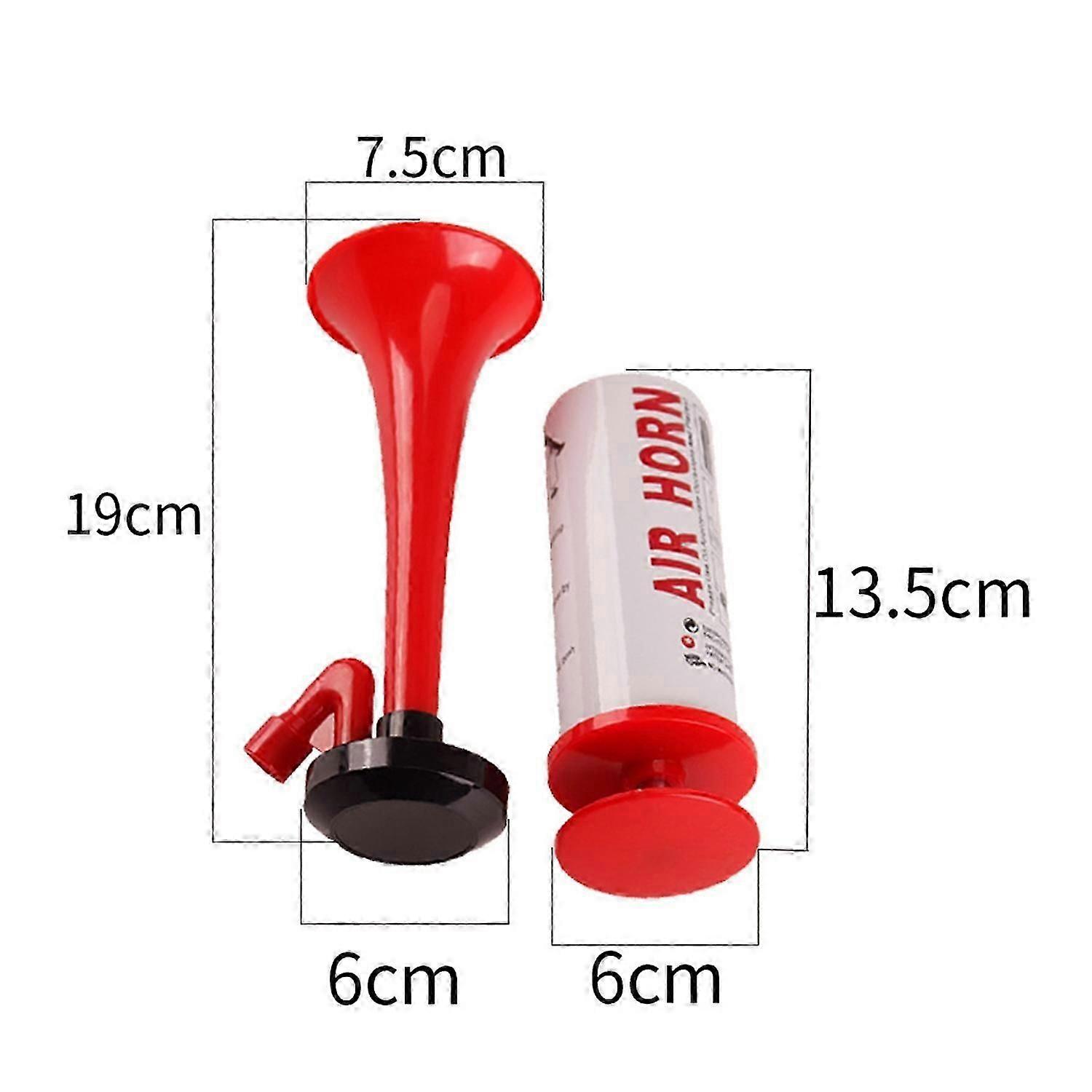 ハンドヘルドエアホーン、ボート、スポーツイベント、パーティー、誕生日、ゲーム、カム用の大音量エアポンプホーン