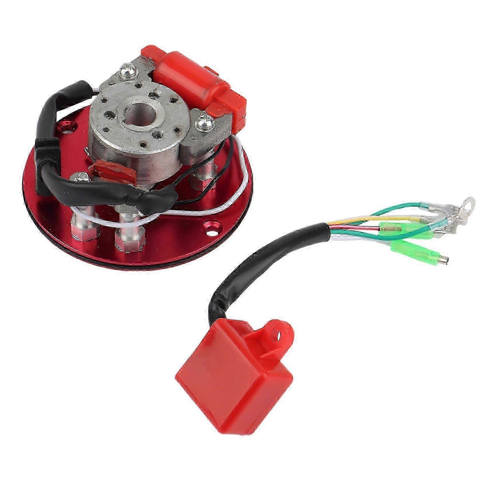 Performance Generator Rotor & Stator for 110cc 125cc Off-Road Motorcycle - Compatible with Dirt Pit & Monkey Bikes