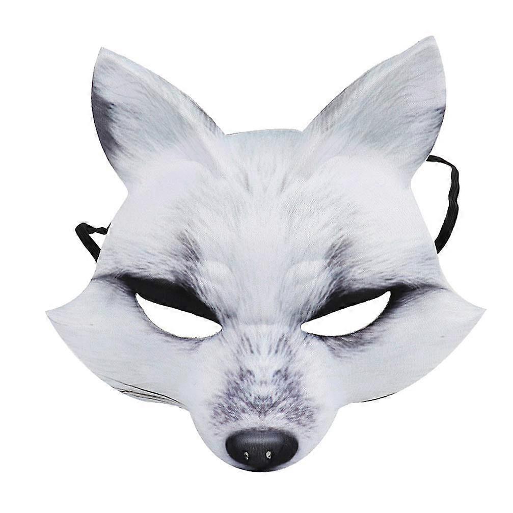 Fox Mask Half Face Mask Halloween Masquerade Cosplay Decorative Mask