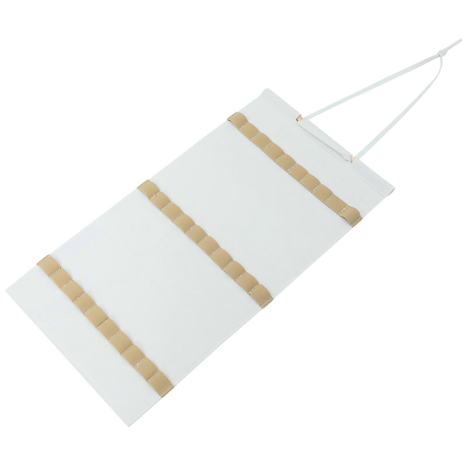 Wall Headband Holder Rectangular Shape Simple Design Clutter Free Counter Tops With 30 Slots 1Set