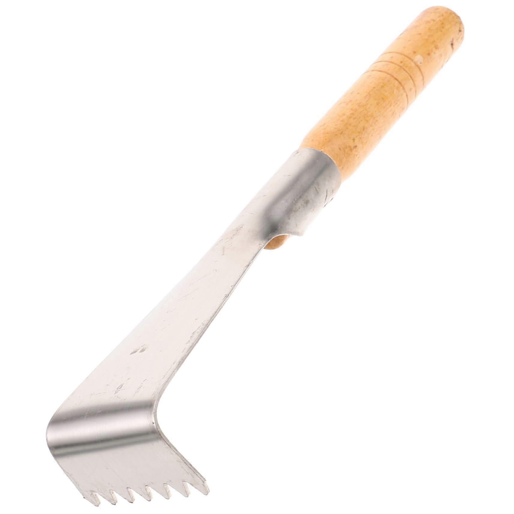 Garden Trowel with Wooden Handle for Planting, Weeding, and Transplanting - Ergonomic, Durable Garden Tool for Vegetables and Weeds