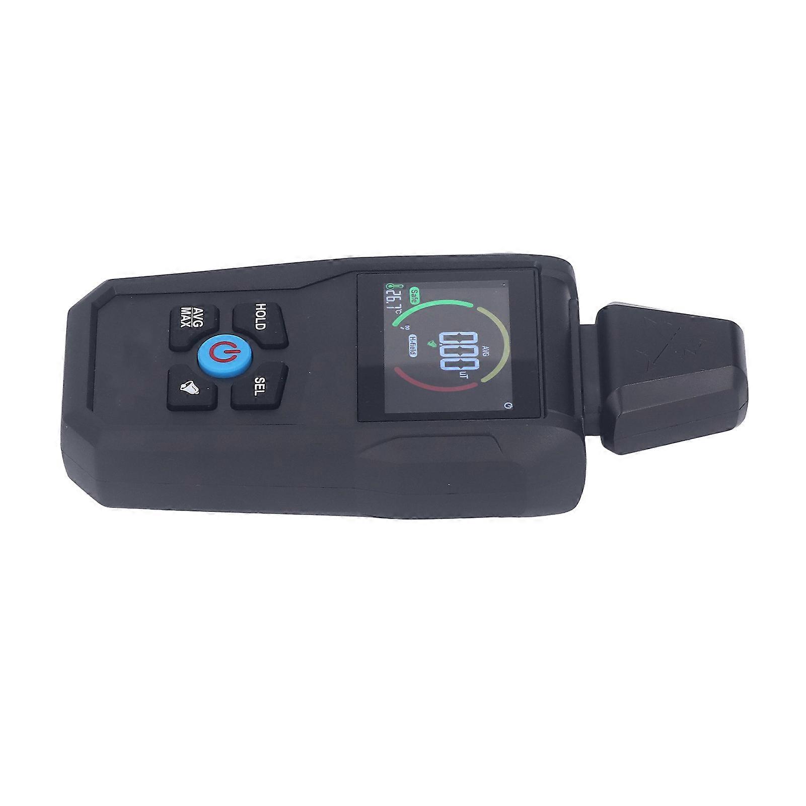 EMF Meter High Accuracy Sound Light Alarm LCD Backlit Display Electromagnetic Field Radiation Detector 