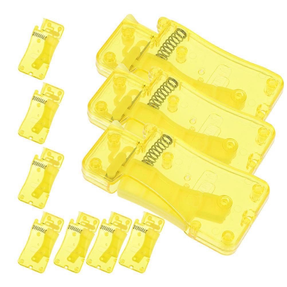 Mini Manual Sewing Machine Needle Threaders Plastic Material For Sewing Supplies 10Pcs