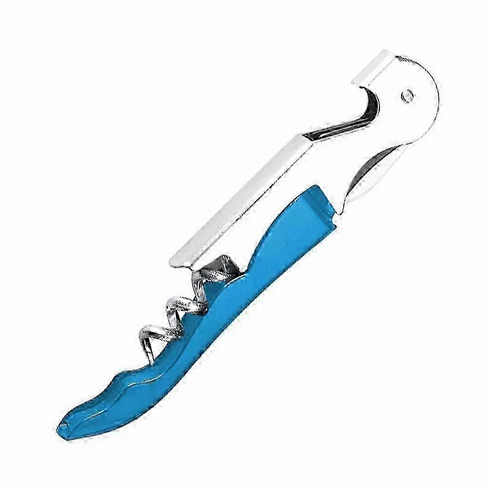 Multifunctional Stainless Steel Wine Opener with Corkscrew and Bottle Opener for Home and Travel Use Multicolored Design