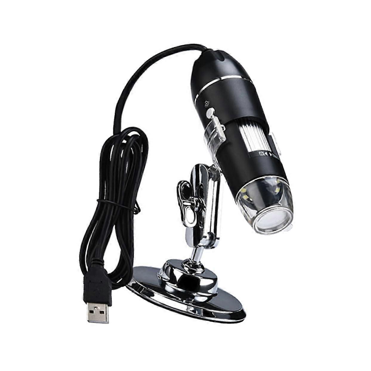 USB Microscope for Mobile Phones and Tablets, High Performance, Durable, Easy to Use, Ideal for Experiments and Jewellery Assessment