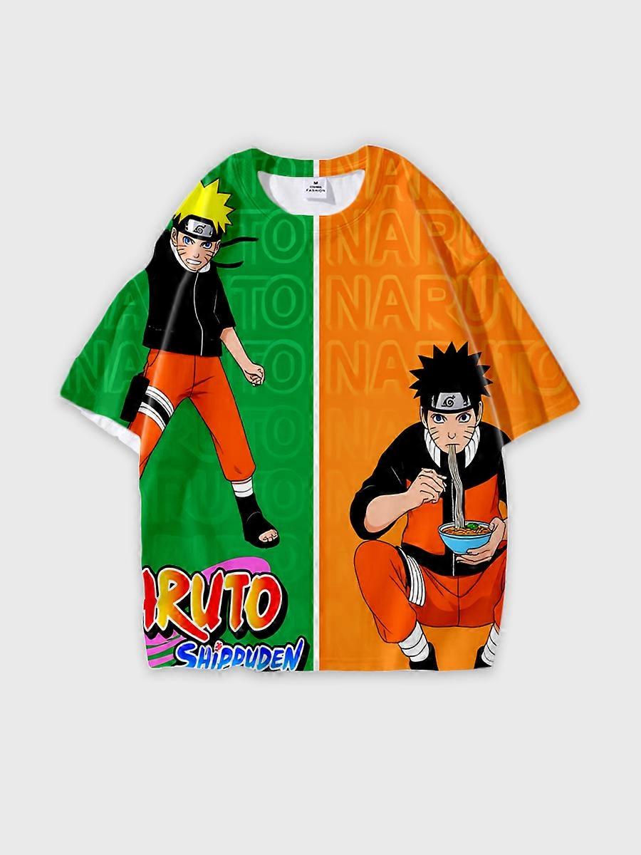 T-shirt round neck Role Pattern loose short sleeve P879