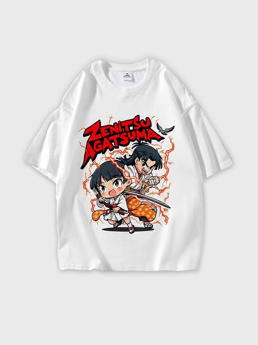 T-shirt round neck book Characters Pattern loose short sleeve P1705