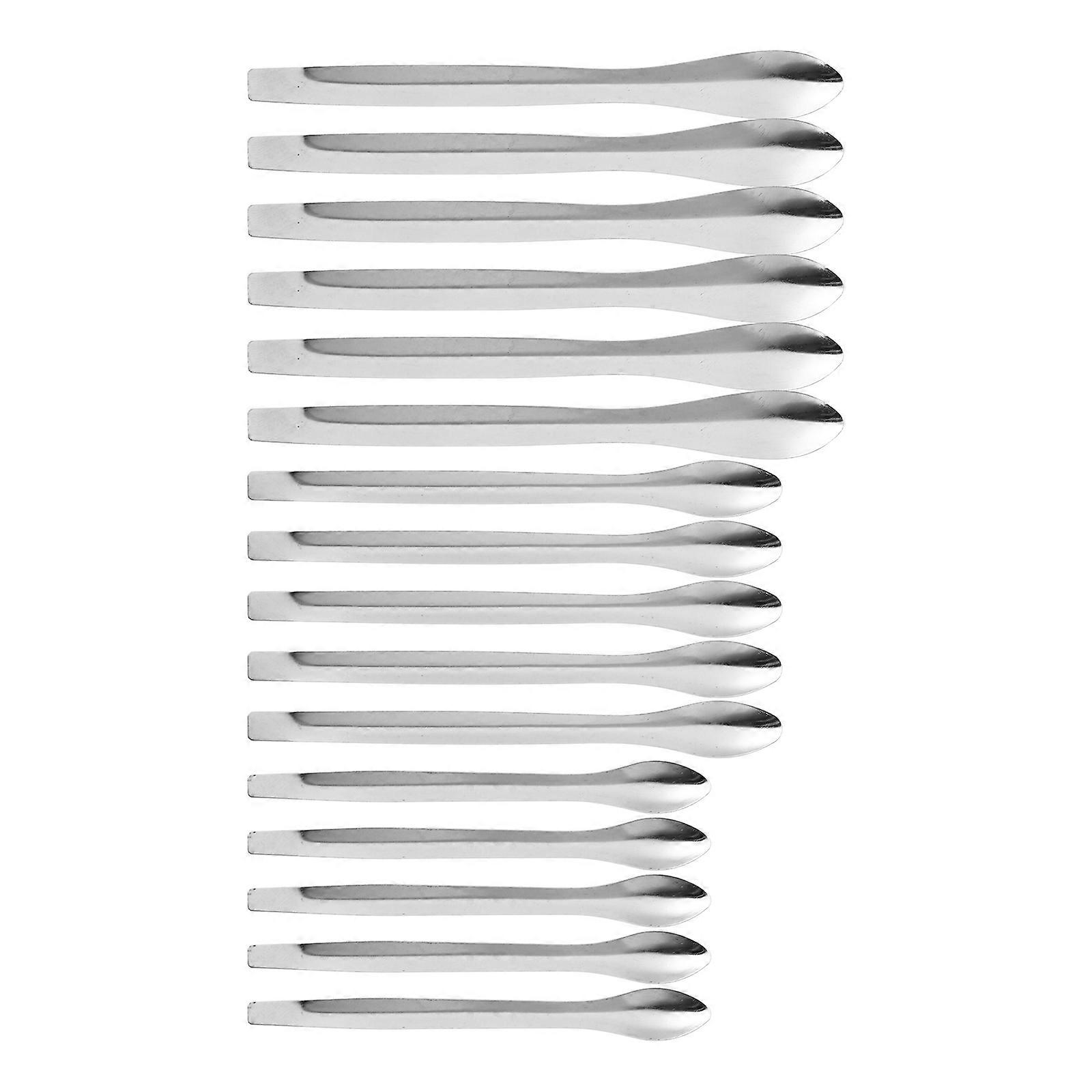 18PCS DIY Cosmetic Spoons for Lipstick Sorting, Makeup Application, and Beauty Product Sampling Packaging Tools