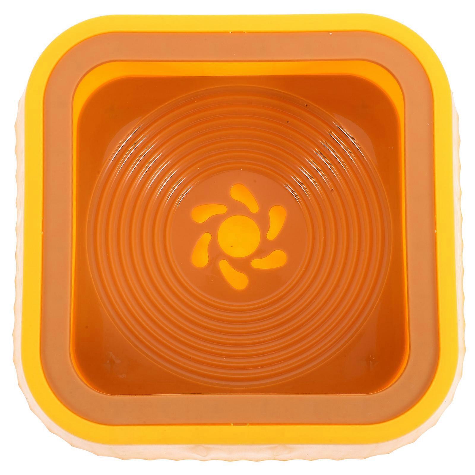Floating Dog Water Bowl No Spill Design Durable ABS Pet Feeder with Floating Disk Clean Drinking Easy Access Hydration Bowl for Cats and Puppies Leak