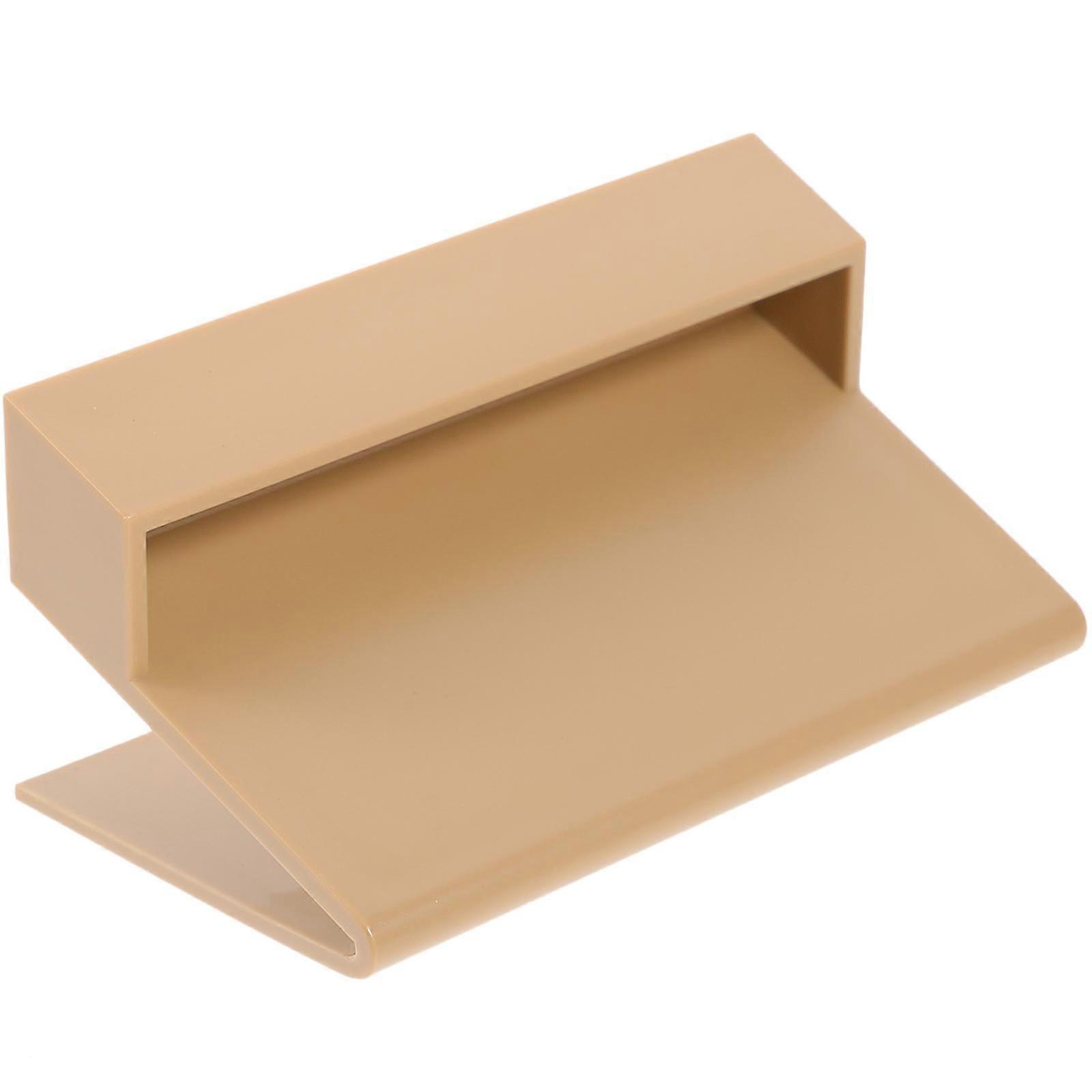 Office Business Card Display Desktop Card Stand Card Storage Rectangular Shape Material 1Set