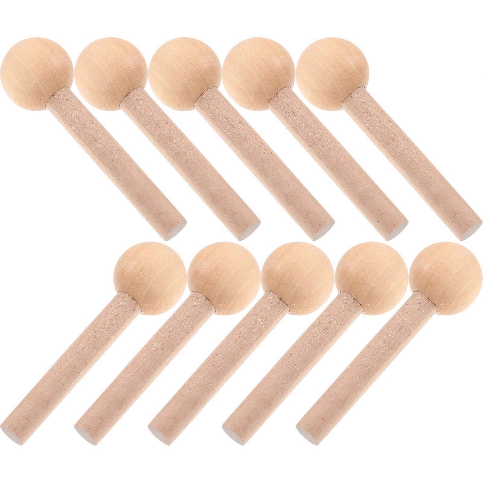 Wooden Pegs for Pegboard – Durable Hooks for Wood Panels, Smooth Finish, DIY Crafting and Organization Accessories (10pcs)