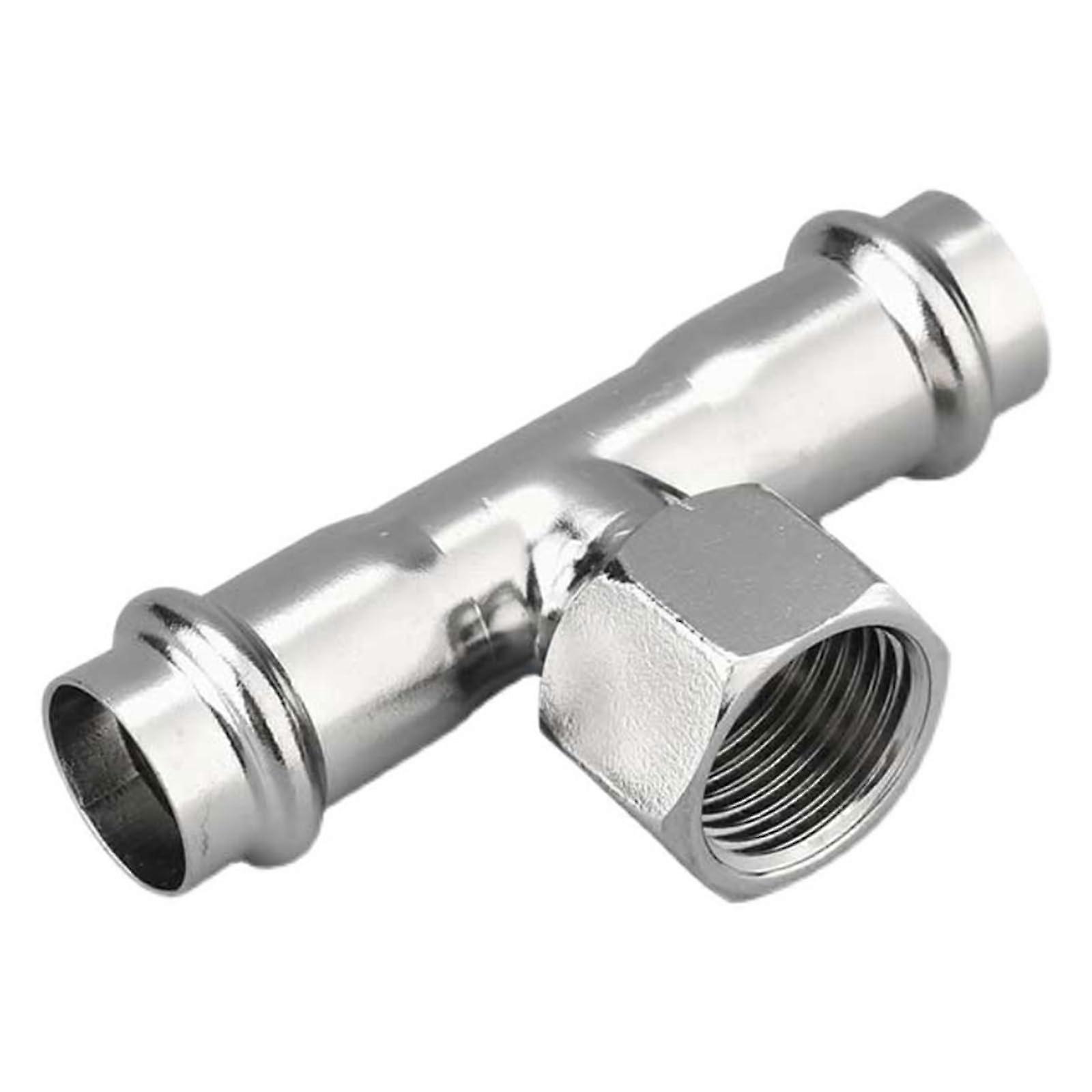 Tpiece with internal thread and compression made of stainless steel 304