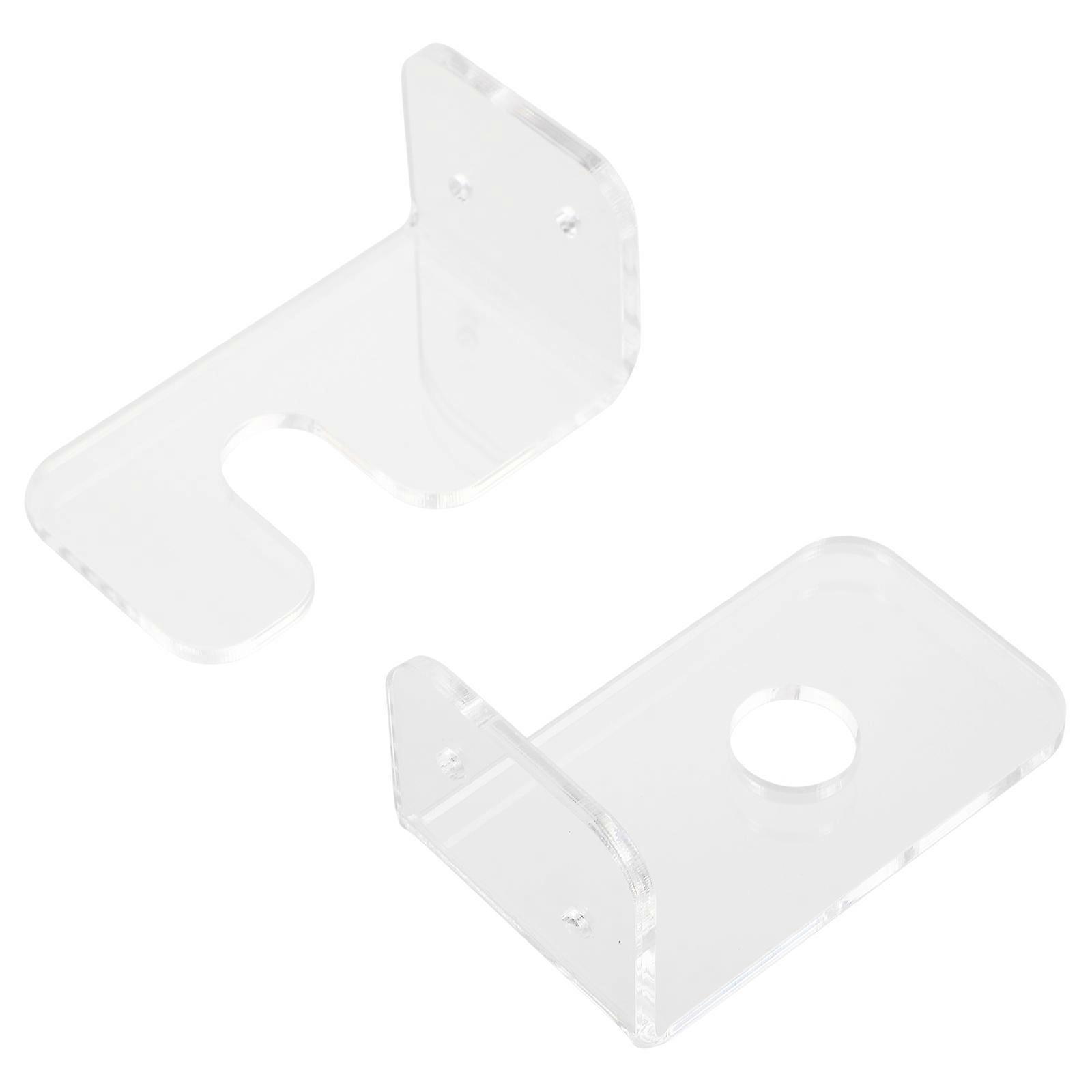 Transparent Acrylic Guitar Storage Rack for Wall Mounting Durable and Space-saving 1 Set