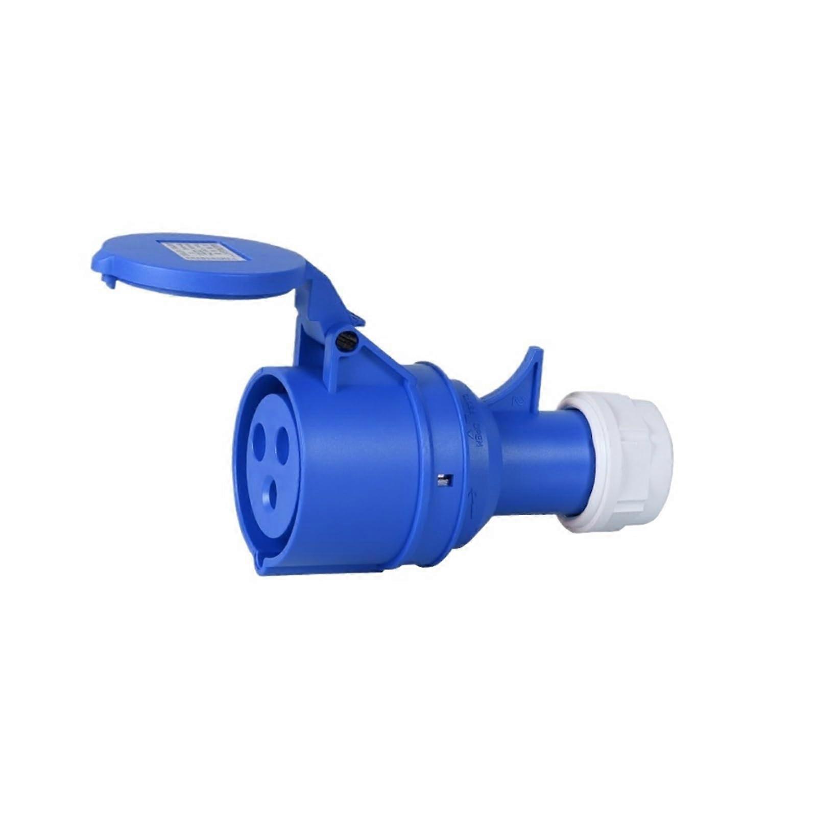 Waterproof Aviation Plug, Explosionproof 3 Core, 16A Three-Phase Industrial Socket IP44, Male and Female, Rugged