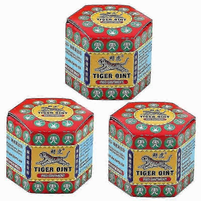 1-3pcs Ταϊλάνδη Tiger Balm Αλοιφή Αρθρίτιδα Αρθρίτιδα μυών Μυϊκός πόνος Red Tiger Balm Ιατρική Μασάζ Σώματος Κρέμα φαγούρας