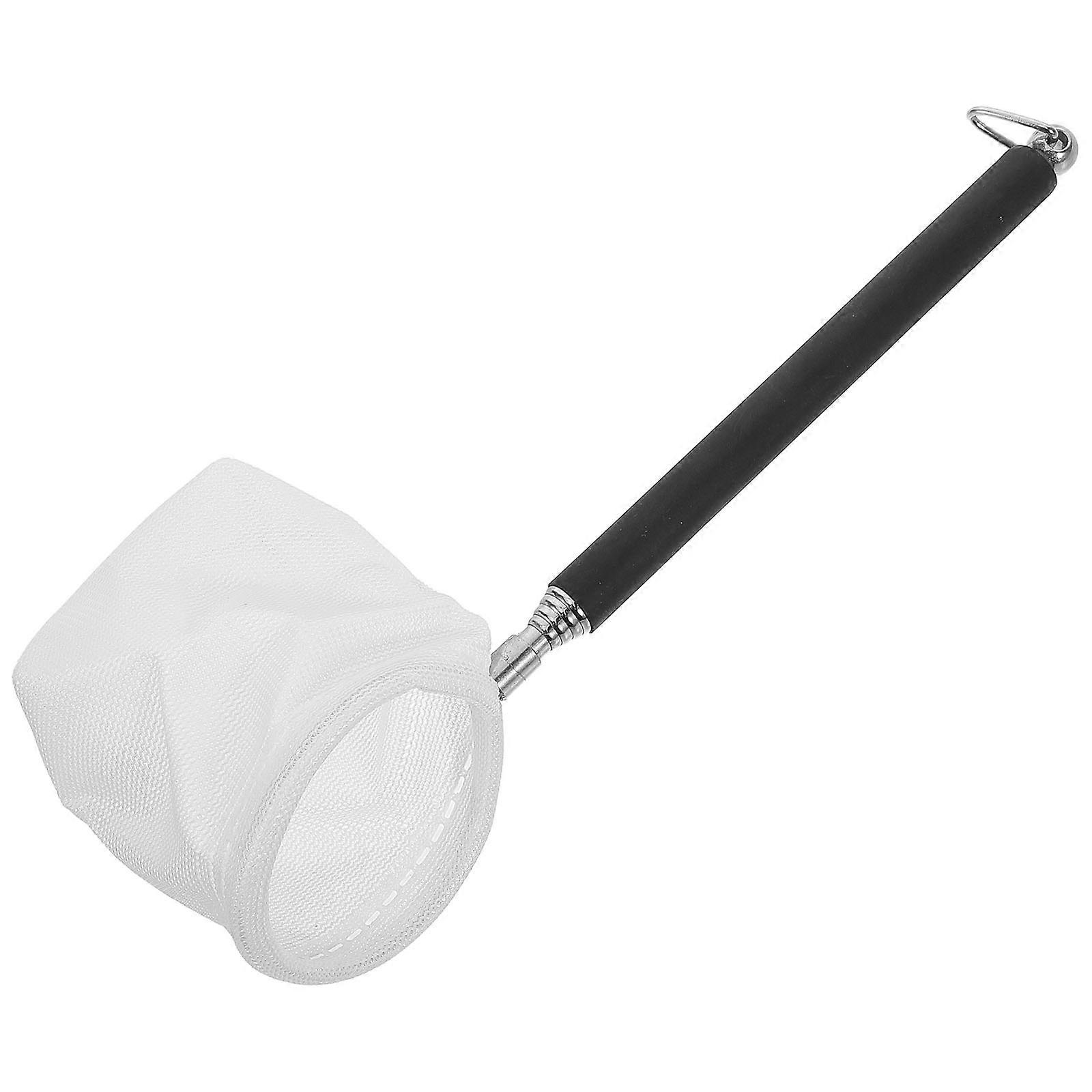 Aquarium Net Fine Mesh For Small Fish And Shrimp Multi 55.00X6.00X5.50CM Retractable Handle Portable Fish Tank Tool 2Pcs