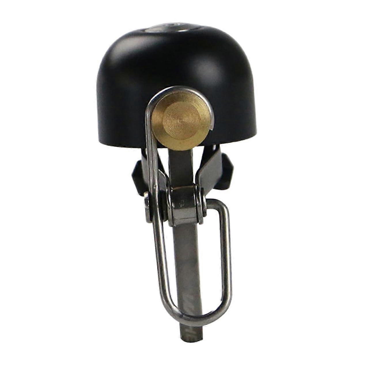 Retro Bicycle Bell Copper Antique Bronze Loud and Eye-Catching for Standard and Mountain Bikes Black Finish