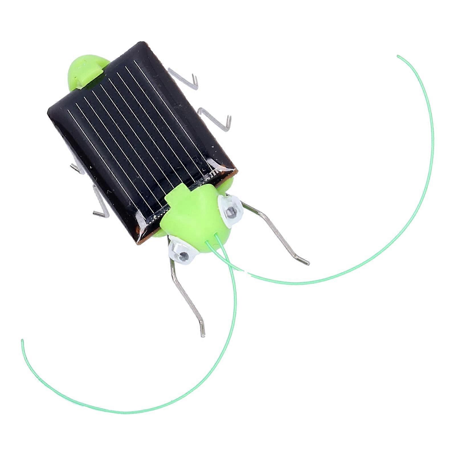 Green Solar Educational Toy with Grasshopper for Kids Ages 3 and Up - STEM Solar Science Learning Game