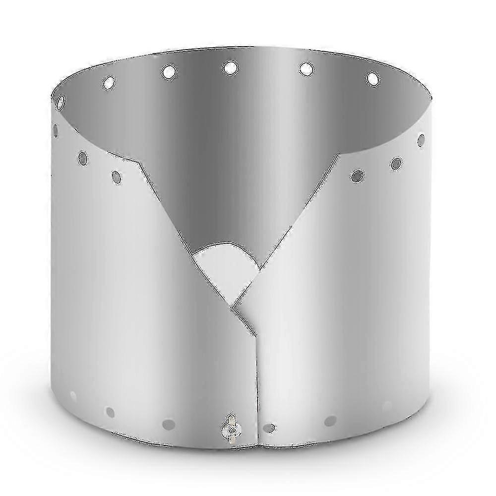 Lätt Titanium Stove Shield - Vindtät kokplatta för utomhusäventyr