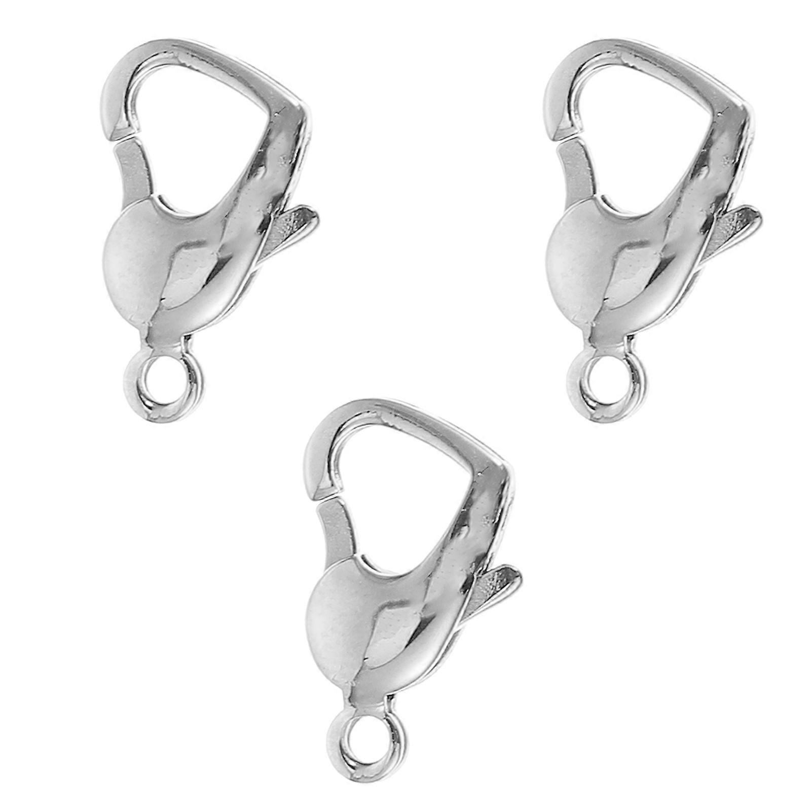 3pcs Durable Jewelry Clasps for DIY Bracelets, Necklaces & Charms – Versatile Crafting Hooks for Pet Leashes & Jewelry Making Accessories