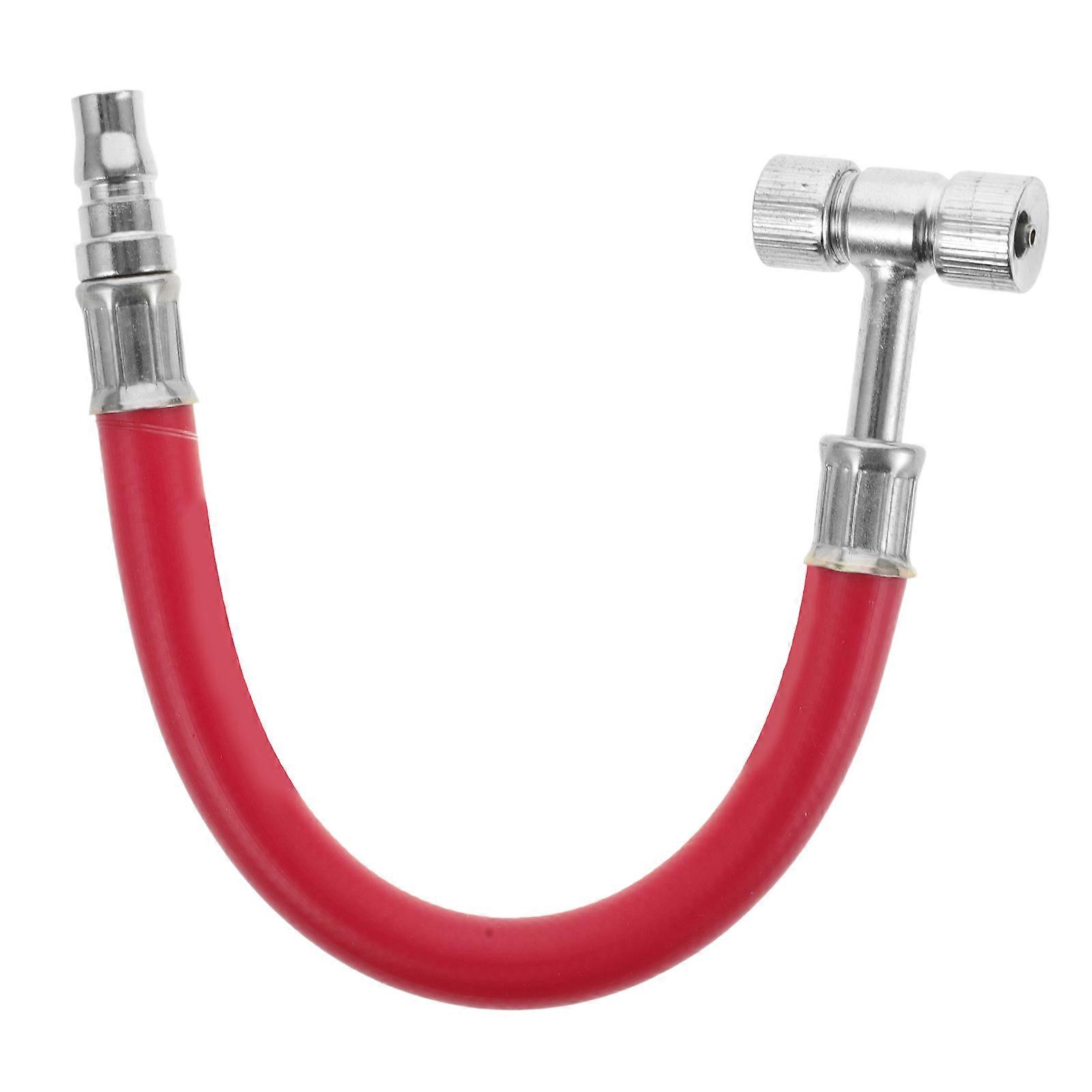 Tire Inflator Hose Adapter for Air Compressor Part Suitable for Bikes and Automotive 1 Set