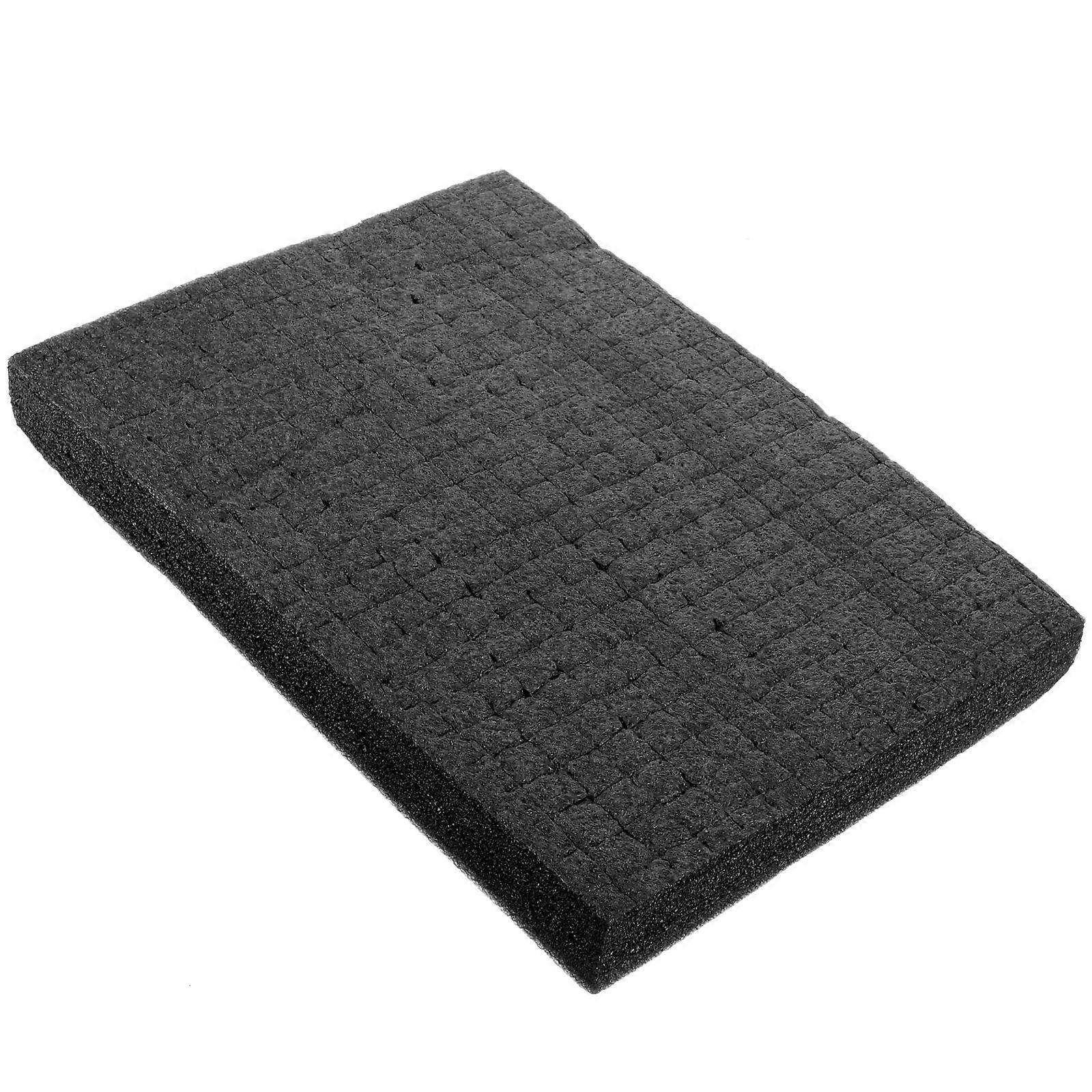 Black Foam Insert Pad Tearable Shockproof Foam Block for Packing Boxes Electronics Glassware Ceramics Protection