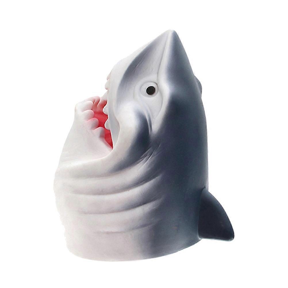 Funny Shark Head Hand Puppet Toy For Children Crafted For Playtime And Educational Engagement With Dimensions 15 X 12 X 13 Cm 1Set