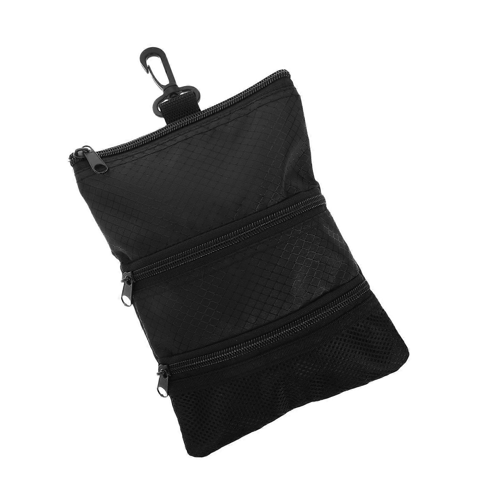 Compact Nylon Golf Pouch Bag Designed For Easy Storage Of Golf Accessories For Both Men And Women 1Set