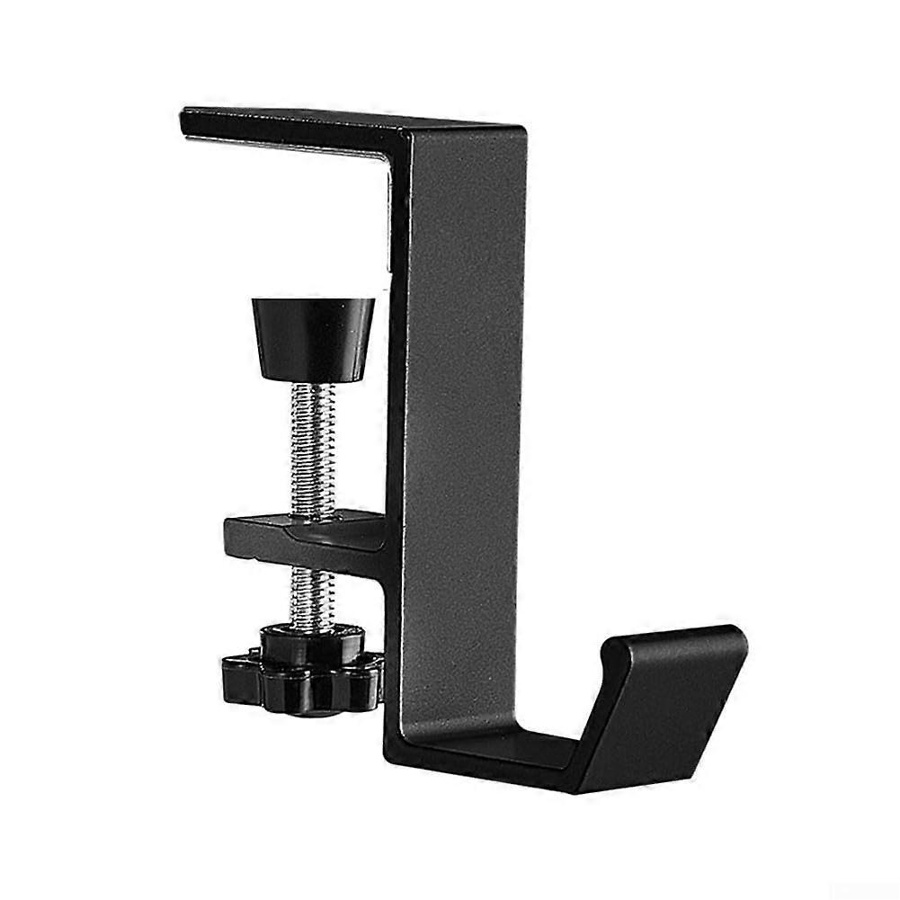 Removable School Bag Hook, Adjustable Desk Storage Solution, For Desks, Black