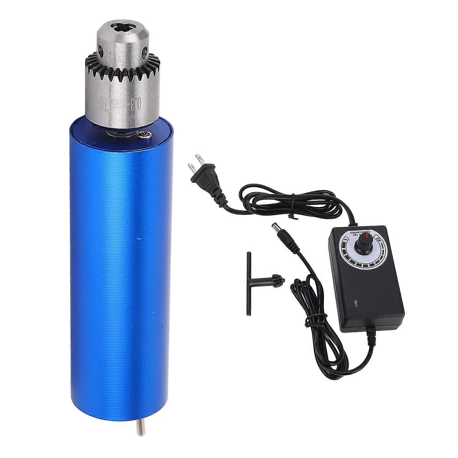Mini Electric Aluminum Alloy High Accuracy Variable Speed Handheld Drill for Engraving Carving Crafting