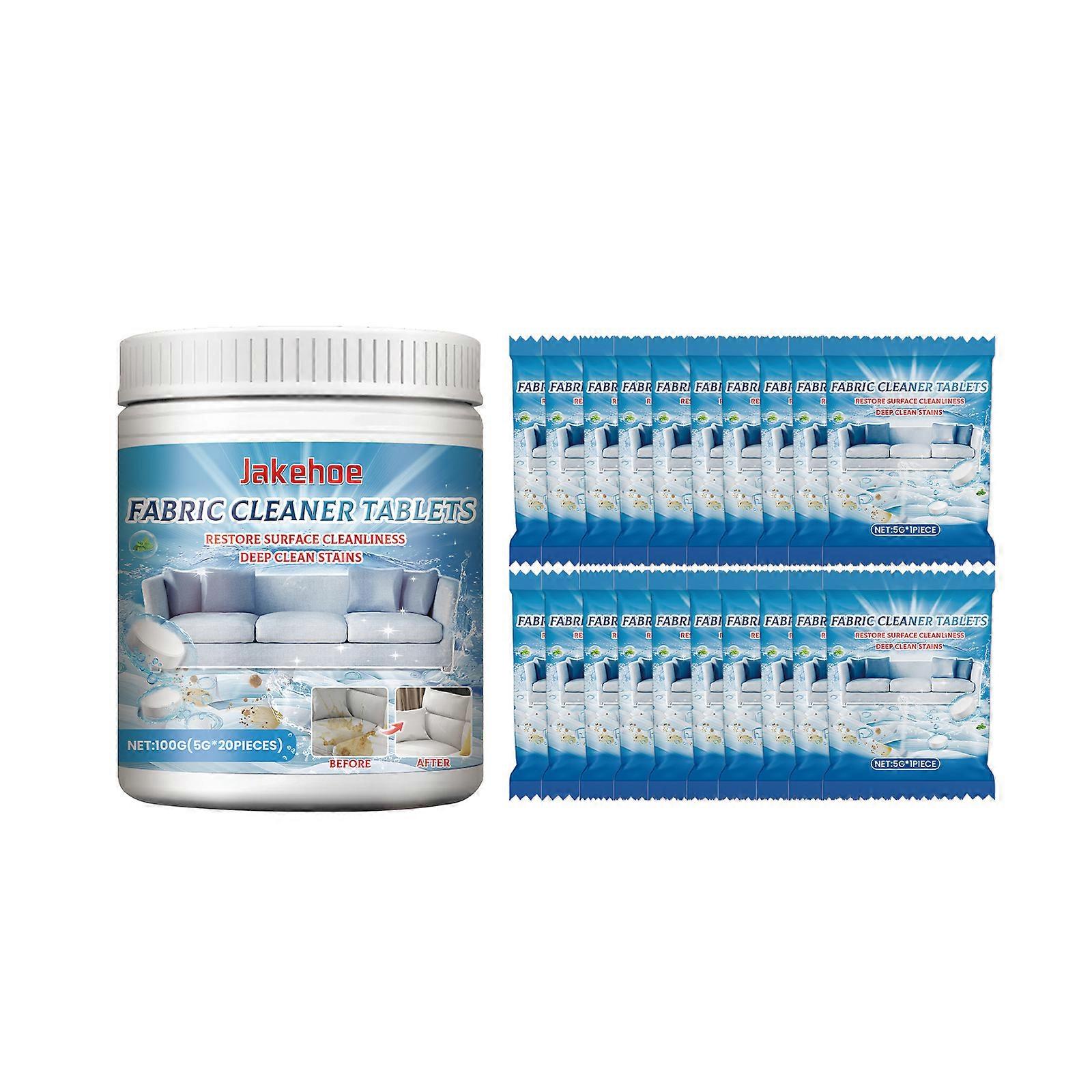 Fabric Cleaner Tablets, Leather Sofa Fabric Mildew Decontamination Maintenance Renovation Multi-Effect Cleaning