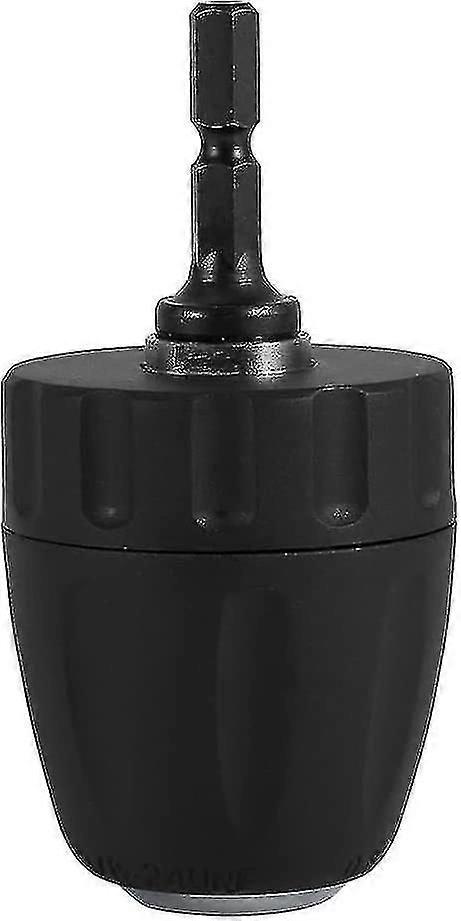 Chuck Hexagonal Chuck Adapter For Gundrill Cordless Drill Keyless Drill Chuck Drill Probe (black) (1pcs)