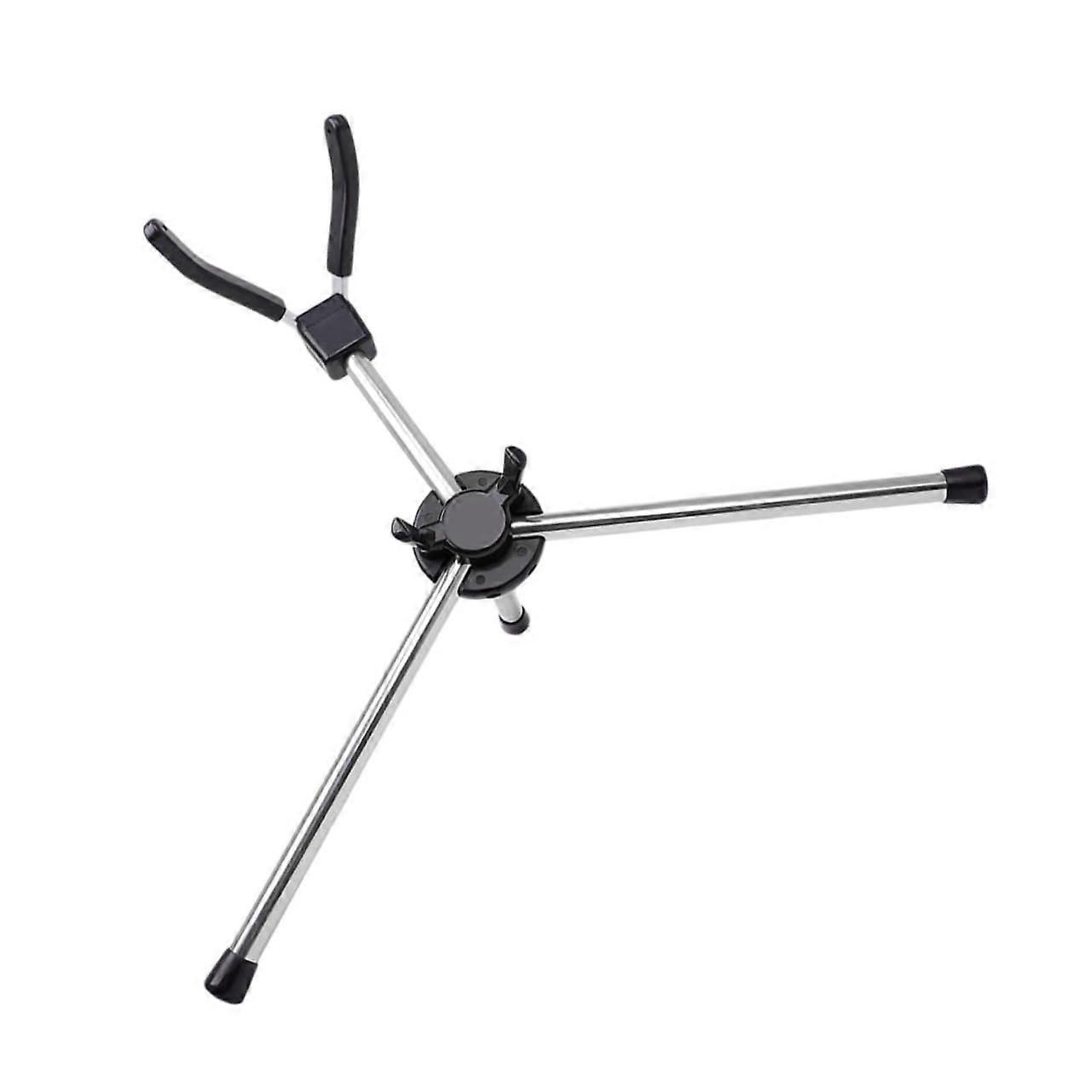 Saxophone Stand 1-Piece Portable Foldable Lightweight Sturdy Black For Studio Exhibitions Scratch-Resistant