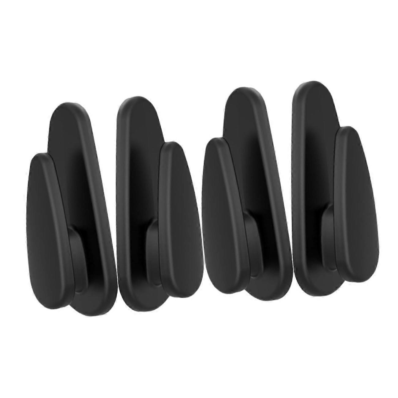 Car Organizer 4-Piece Self-Adhesive Vehicle Hooks For Keys And Bags, Durable Space-Saving Car Accessory, Universal Fit