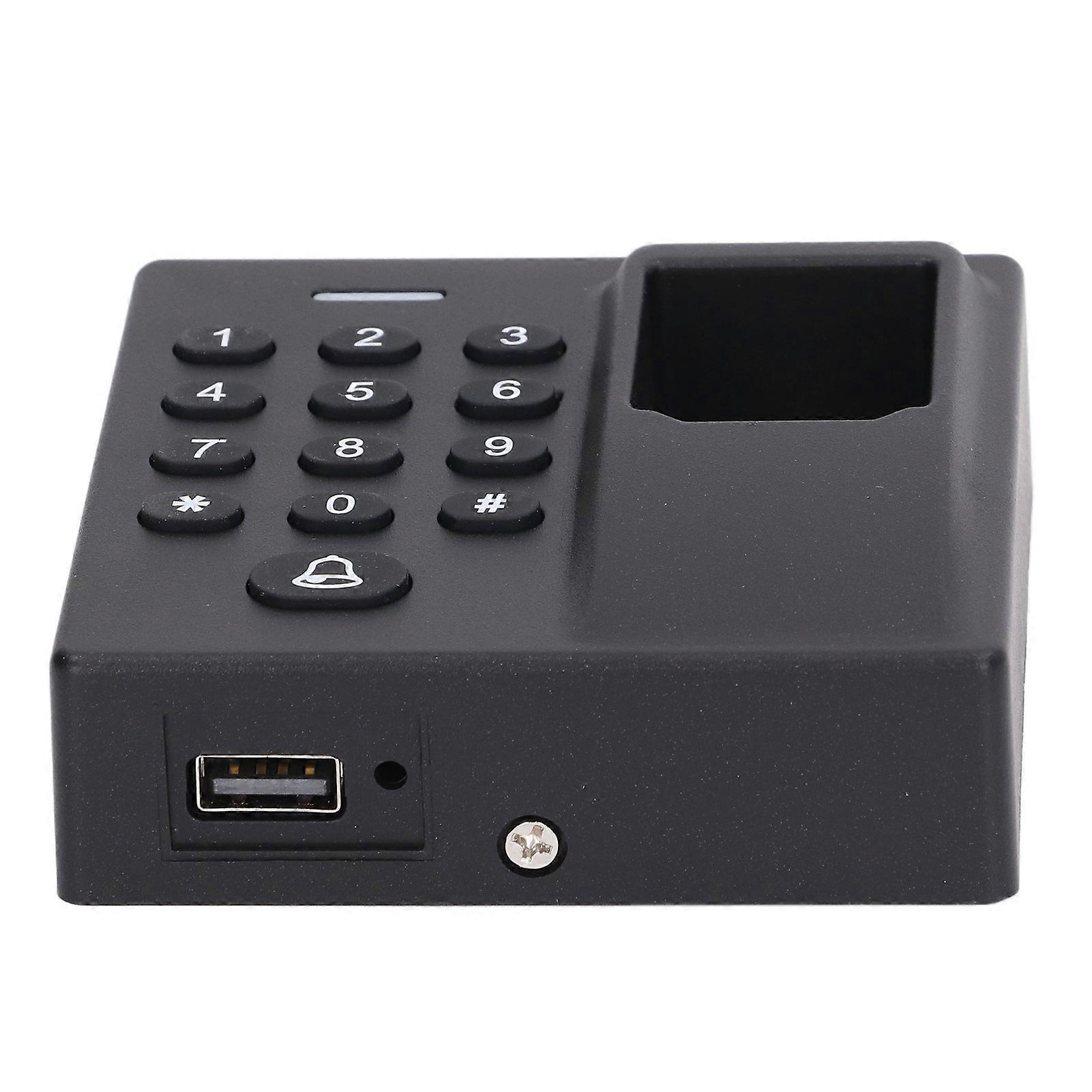 Fingerprint Door Lock Access Control ABS USB Programmable for Office Home DC 12V