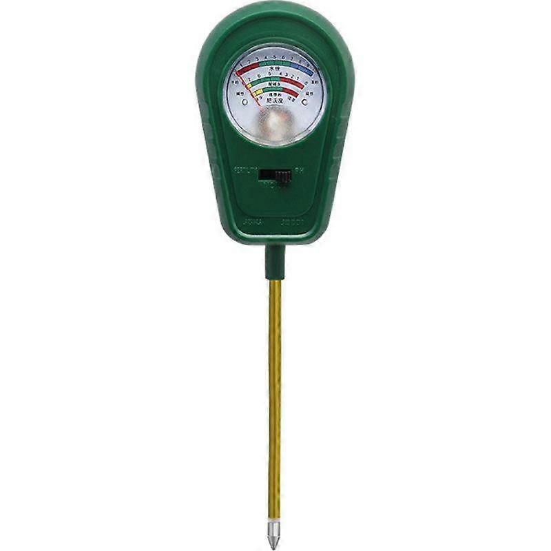 Soil Three in One Tester Fertility Humidity Acidity Alkalinity Meter Pointer