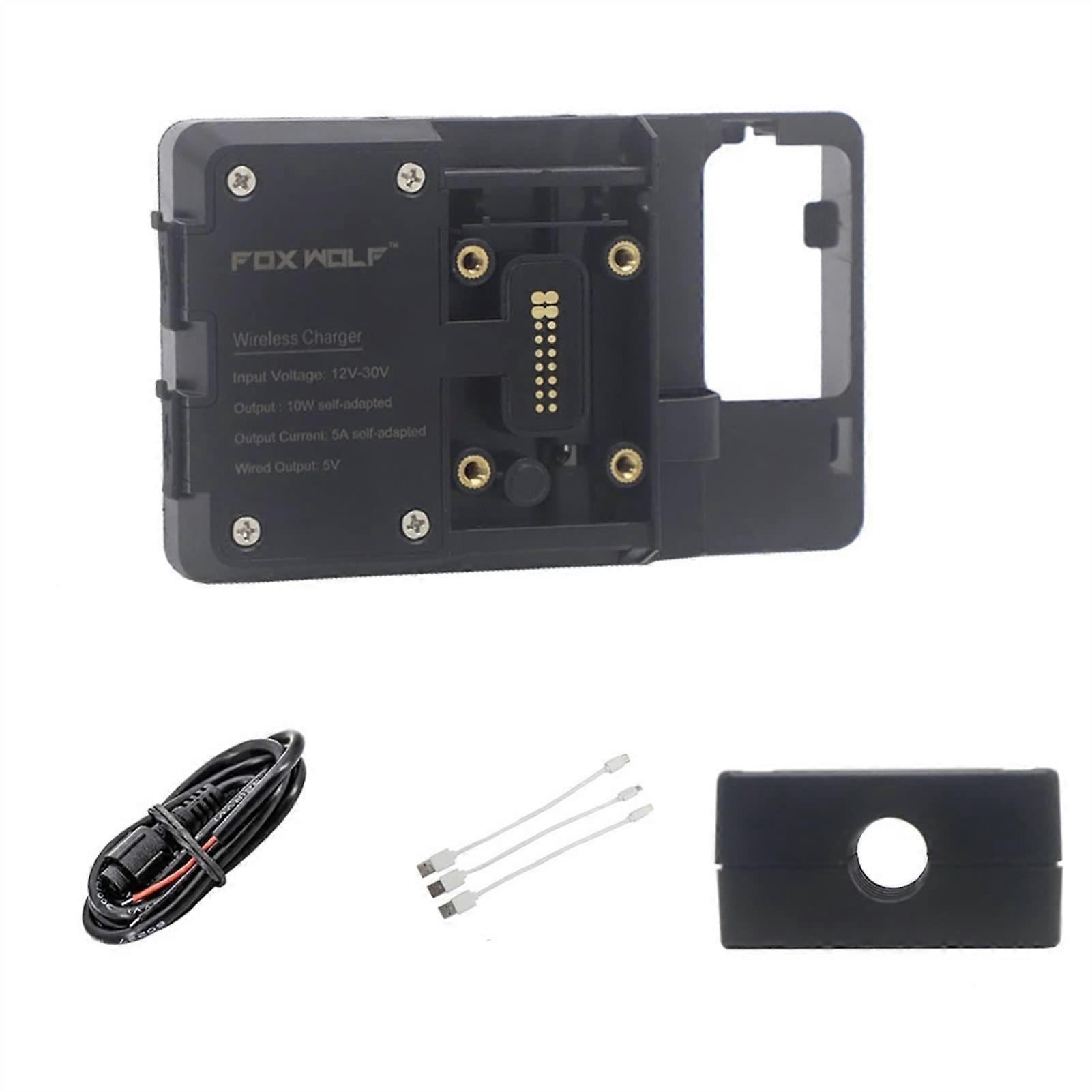 Motorcycle Mobile Phone GPS Mount Royal Enfield Himalayan 2016-2021 Wireless USB Charging Phone Holder