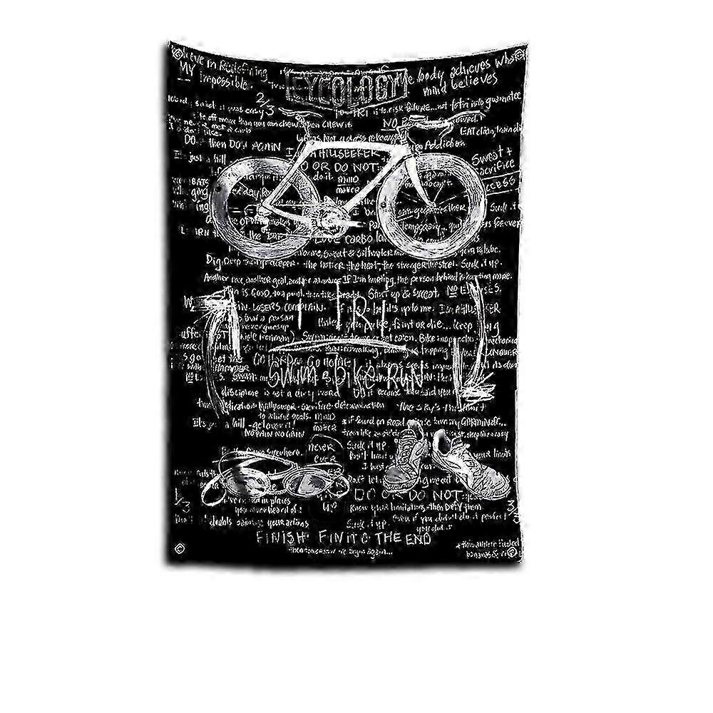 3x5 Ft Iron Man Flag - Polyester Digital Printing Banner for Garage Wall Art, Outdoor Decoration with Brass Grommets - Triathlon Theme